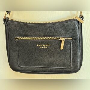 Kate Spade Black Pebbled Leather Crossbody Bag